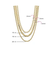 Bling Jewelry Statement Sparkling Bead Collar Necklace Multi-Strand Gold-Plated Choker 15-30 Inch