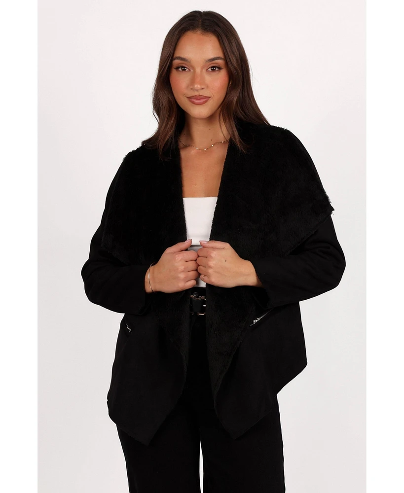 Petal and Pup Women's Lopez Faux Sherling Jacket