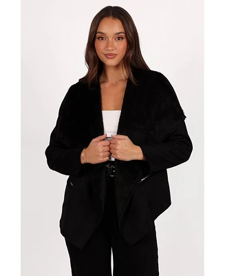 Petal and Pup Women's Lopez Faux Sherling Jacket