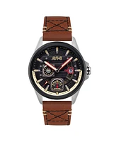 Avi-8 Men's Hawker Harrier Farley Multifunction Leather Strap Watch