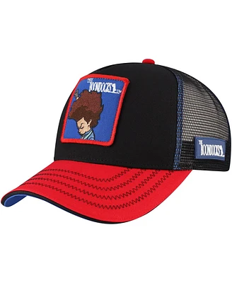 Virtual Thread Men's Black The Boondocks Huey Trucker Adjustable Hat