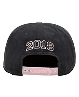 Fan Ink Men's and Women's Black Inter Miami Cf Swingman Snapback Hat