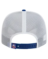 New Era Men's Royal/White New York Islanders Core Trucker 9SEVENTY Stretch-Snap Hat