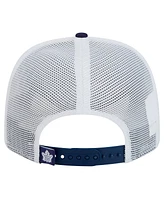 New Era Men's Navy/White Toronto Maple Leaf's Core Trucker 9SEVENTY Stretch-Snap Hat