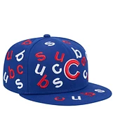 New Era Men's Royal Chicago Cubs Team Confetti 59FIFTY Fitted Hat