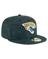 New Era Men's Black Jacksonville Jaguars Geo 59FIFTY Fitted Hat