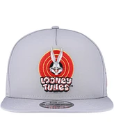 New Era Men's Gray Looney Tunes Vented 9FIFTY Snapback Hat