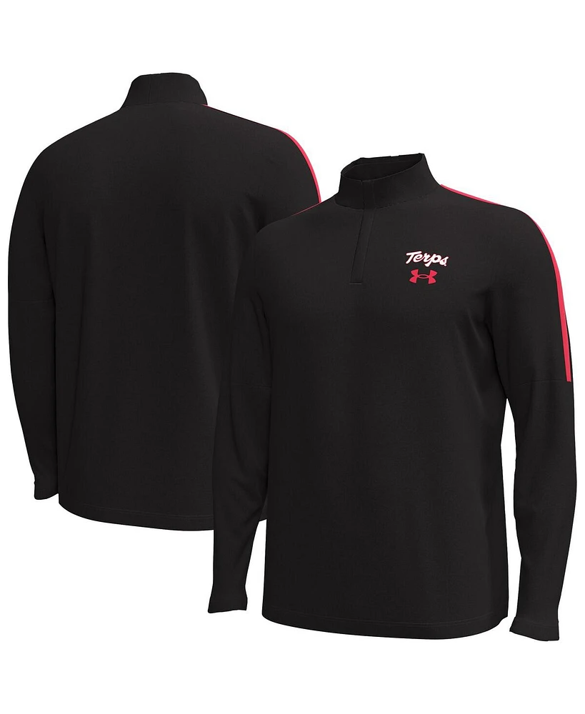 Under Armour Men's Maryland Terrapins Playoff Performance Quarter-Zip Jacket