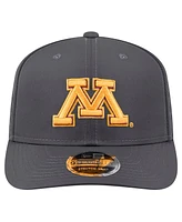 New Era Men's Charcoal Minnesota Golden Gophers 9SEVENTY Stretch-Snap Hat