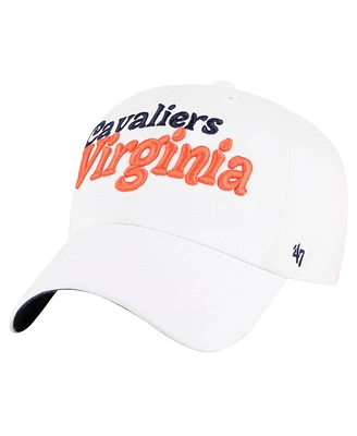 '47 Brand Women's White Virginia Cavaliers Pensacola Clean Up Adjustable Hat