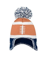 Fanatics Toddler Brown Penn State Nittany Lions Football Head with Pom Knit Hat