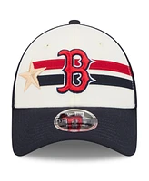 New Era Men's Cream/Navy Boston Red Sox 2024 Mlb All-Star Game 9FORTY Adjustable Hat