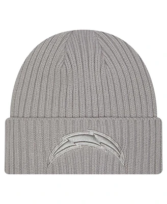 New Era Big Boys and Girls Gray Los Angeles Chargers Color Pack Cuffed Knit Hat