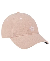 New Era Women's Light Pink Dallas Cowboys Cozy 9FORTY Adjustable Hat