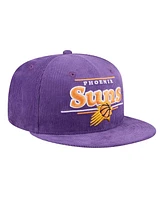 New Era Men's Purple Phoenix Suns Throwback Display Corduroy 9FIFTY Snapback Hat