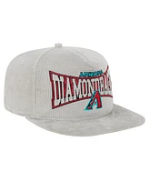 New Era Men's Gray Arizona Diamondbacks Corduroy Golfer Snapback Hat