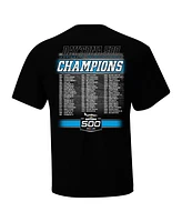 Checkered Flag Sports Men's Black Daytona International Speedway 2025 500 Champions T-Shirt