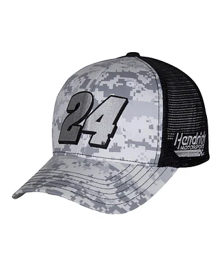 Hendrick Motorsports Men's Team Collection Camo William Byron Digital Adjustable Hat