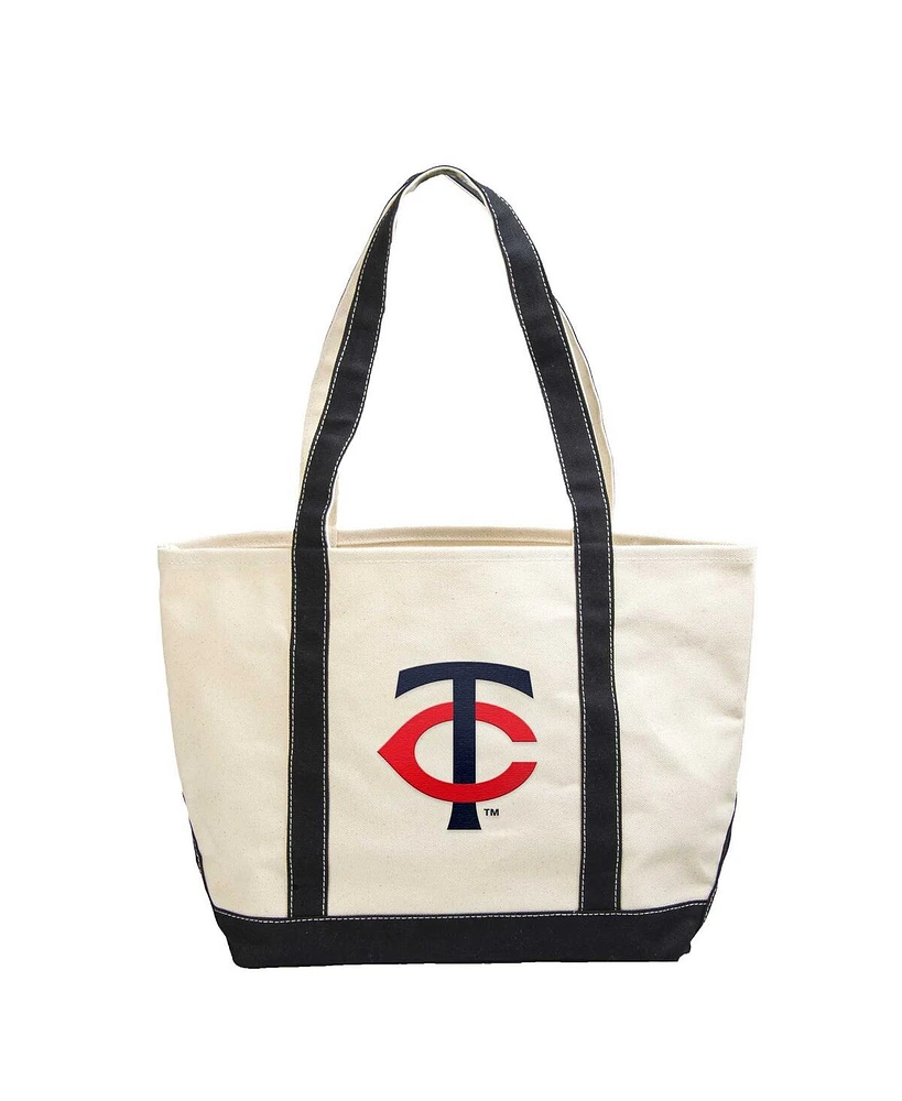 Logo Brands Minnesota Twins Canvas Tote Bag