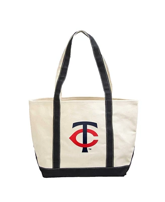 Logo Brands Minnesota Twins Canvas Tote Bag