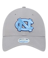 New Era Women's Gray North Carolina Tar Heels Logo 9TWENTY Adjustable Hat