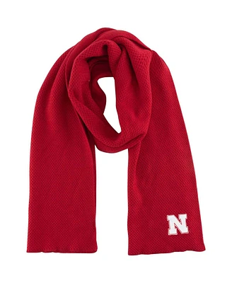 ZooZatz Women's Nebraska Huskers Fashion Knit Scarf