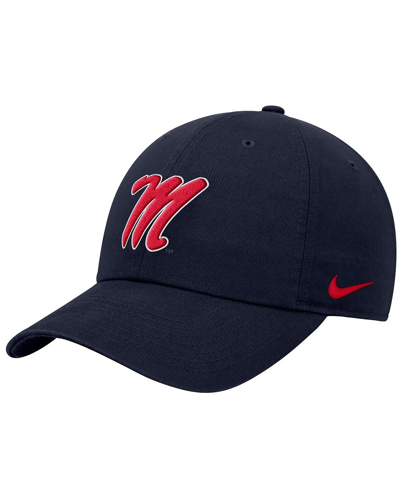 Nike Men's Navy Ole Miss Rebels Club Adjustable Hat