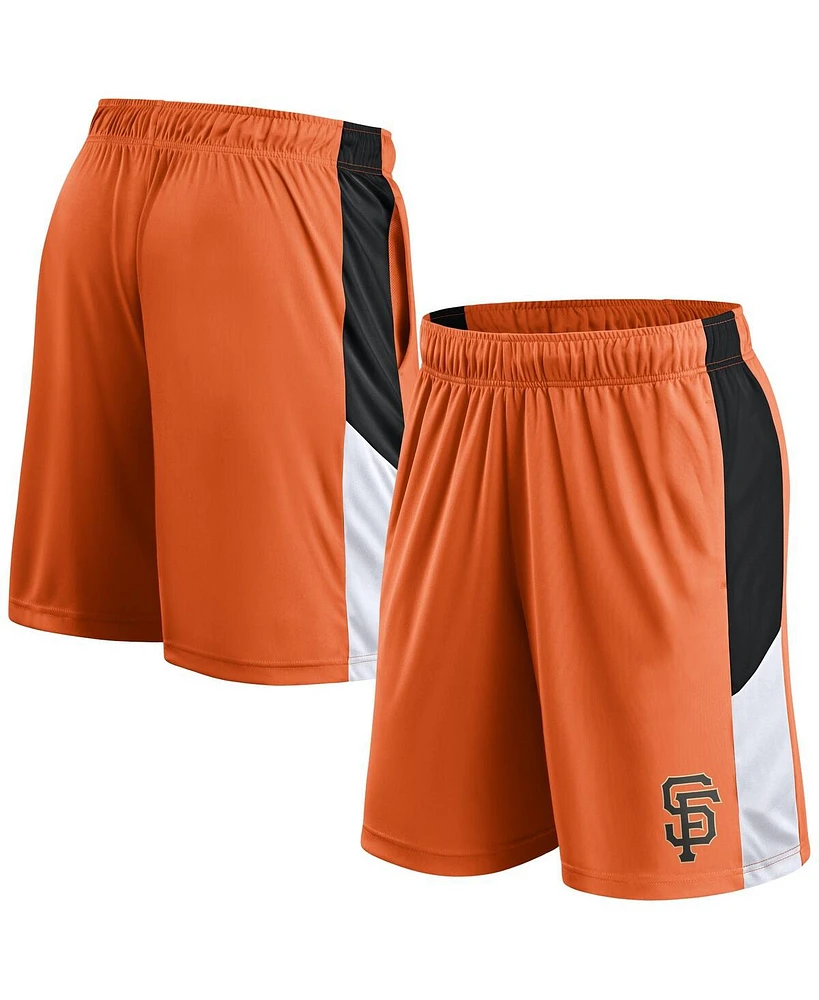 Fanatics Men's Orange San Francisco Giants Primary Logo Shorts