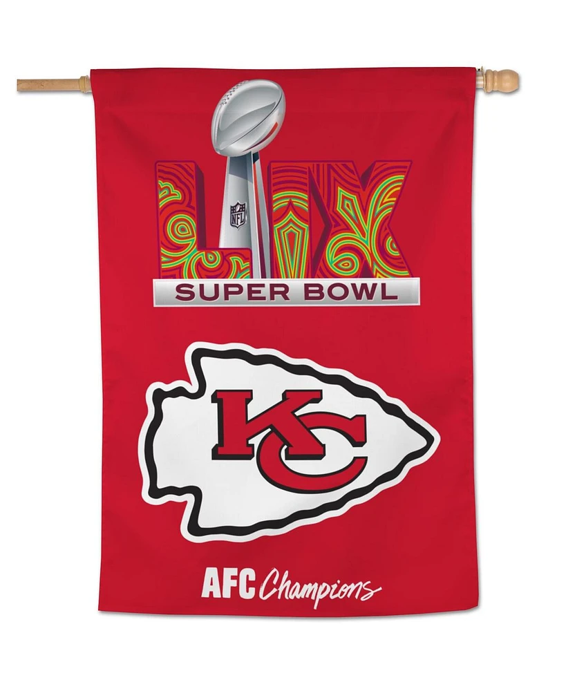 Wincraft Kansas City Chiefs 2024 Afc Champions 28" x 40" Single-Sided Vertical Banner