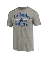 Fanatics Men's Ash Los Angeles Dodgers Hometown Collection Olde La T-Shirt