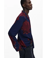 Desigual Men's Dark floral shirt