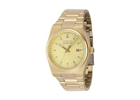 Invicta Men's Speedway Quartz 3 Hand Gold Dial Watch