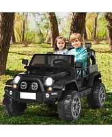 12V 2-Seater Ride on Car Truck with Remote Control and Storage Room