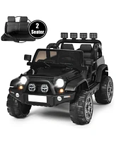 12V 2-Seater Ride on Car Truck with Remote Control and Storage Room