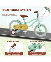 Kids Bike with Adjustable Seat and Bell for Kids 3-8 Years Olds