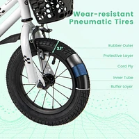 Kids Bike Children Bicycle with Training Wheels for 3-4 Years Old