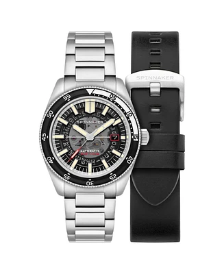 Spinnaker Men's Fleuss Automatic Severn Edition Solid Stainless Steel Bracelet Watch
