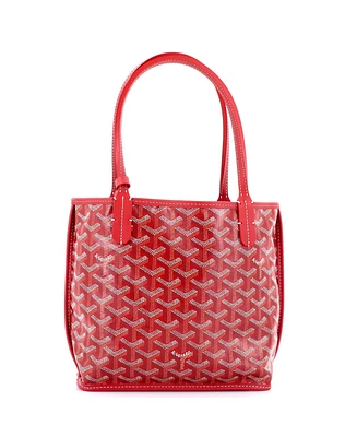 Pre-Owned Goyard Mini Anjou Reversible Tote Coated Canvas