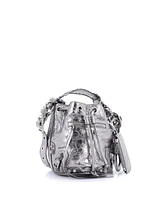 Pre-Owned Balenciaga Xs Le Cagole Giant Studs Bucket Bag Leather