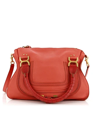 Pre-Owned Chloe Medium Marcie Satchel Leather