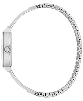 Caravelle Women's Crystal Accent Stainless Steel Expansion Bracelet Watch 22mm