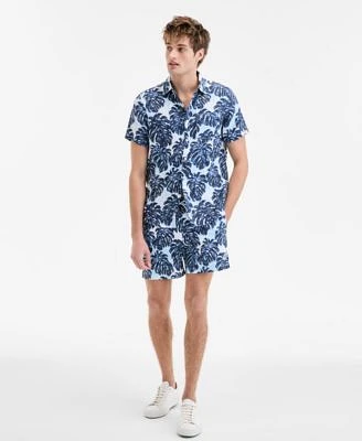 Original Penguin Mens Tropical Shirt Shorts
