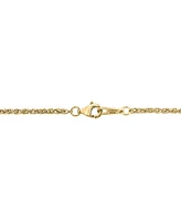 Effy Citrine Pendant Necklace (5-7/8 ct. t.w.) in 14k Gold over Silver, 17" + 1" extender