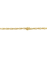 Effy Sapphire (6-3/4 ct. t.w.) & Diamond (2-1/10 ct. t.w.) Graduated Halo 18" Collar Necklace in 14k Gold