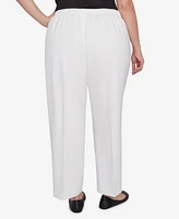 Alfred Dunner Plus Estate of Mind Pull-On Short Length Pants