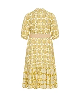 City Chic Plus Anna Seashell Dress