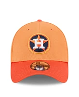 New Era Men's Orange Houston Astros 2025 Spring Training 39THIRTY Flex Hat