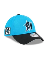 New Era Men's Blue Miami Marlins 2025 Spring Training 39THIRTY Flex Hat