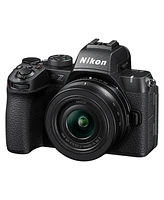 Nikon Z50 Ii Black Mirrorless Camera Two Lens Kit with Cmos Image Sensor