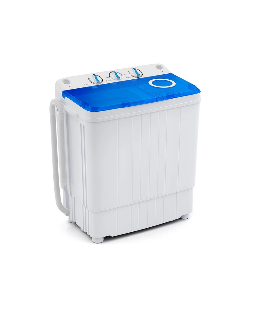 17.6 lbs Portable Washing Machine with Drain Pump